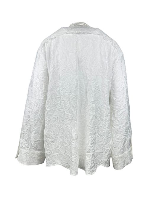 camicia donna effetto stroppicciata bianco ( Nude ) | 527301